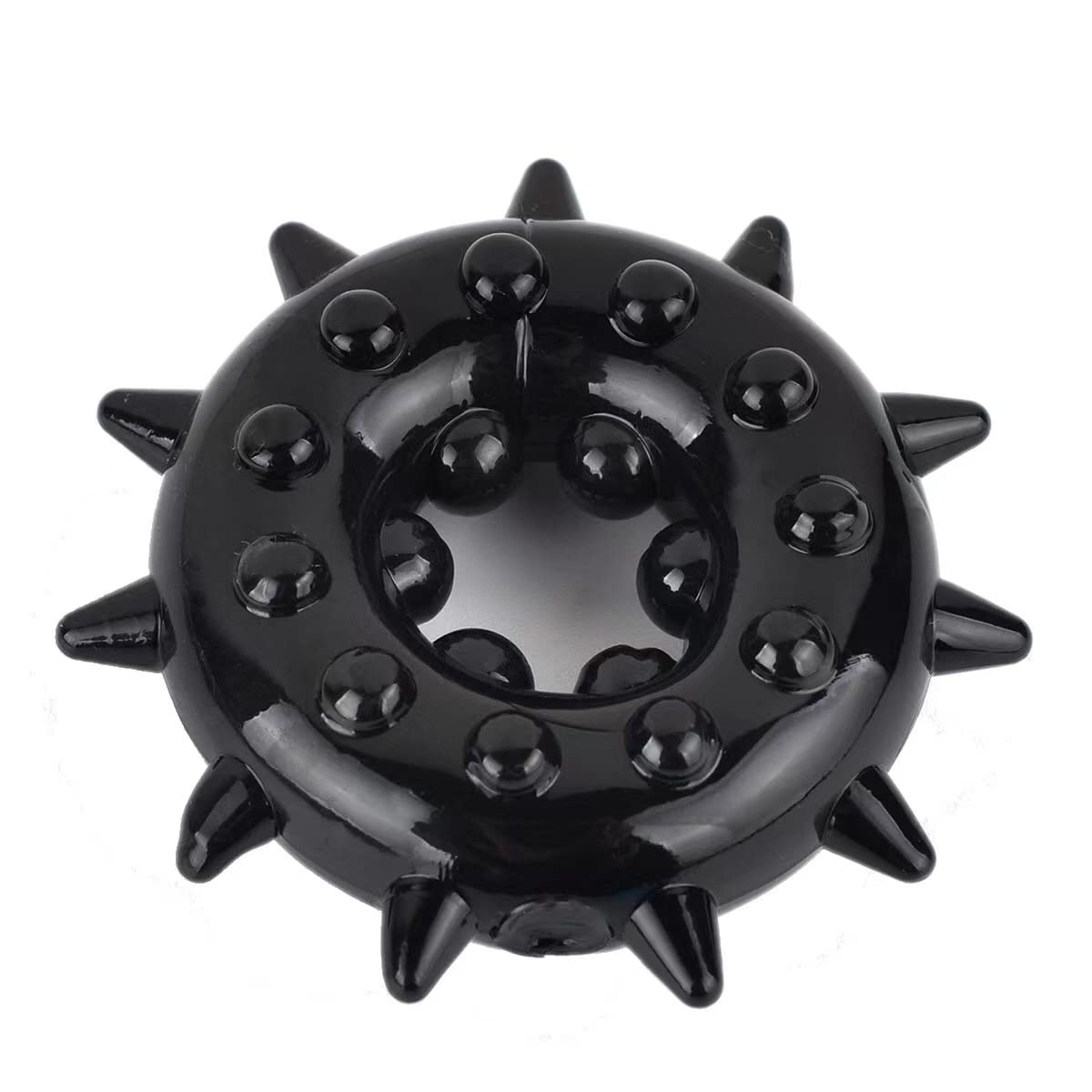 Cook Rings for Men for Sex Silicone Penis Ring Snowflake Cock Ring with Particle Sex Toys for Couples