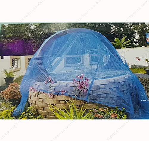 Image of Kinar Vala Small Mesh Open Well Covering Net UV Resistant Blue Color Large Size 5x5 Meter or 15x15 Feet | Restricts the Entry of Pets, Small Animals, and Birds Like Cats, Rats, and Bats