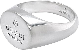 [グッチ] トレードマーク オーバル リング 指輪 日本サイズ12号 シルバー 797033 J8400 8106 13号 [並行輸入品]