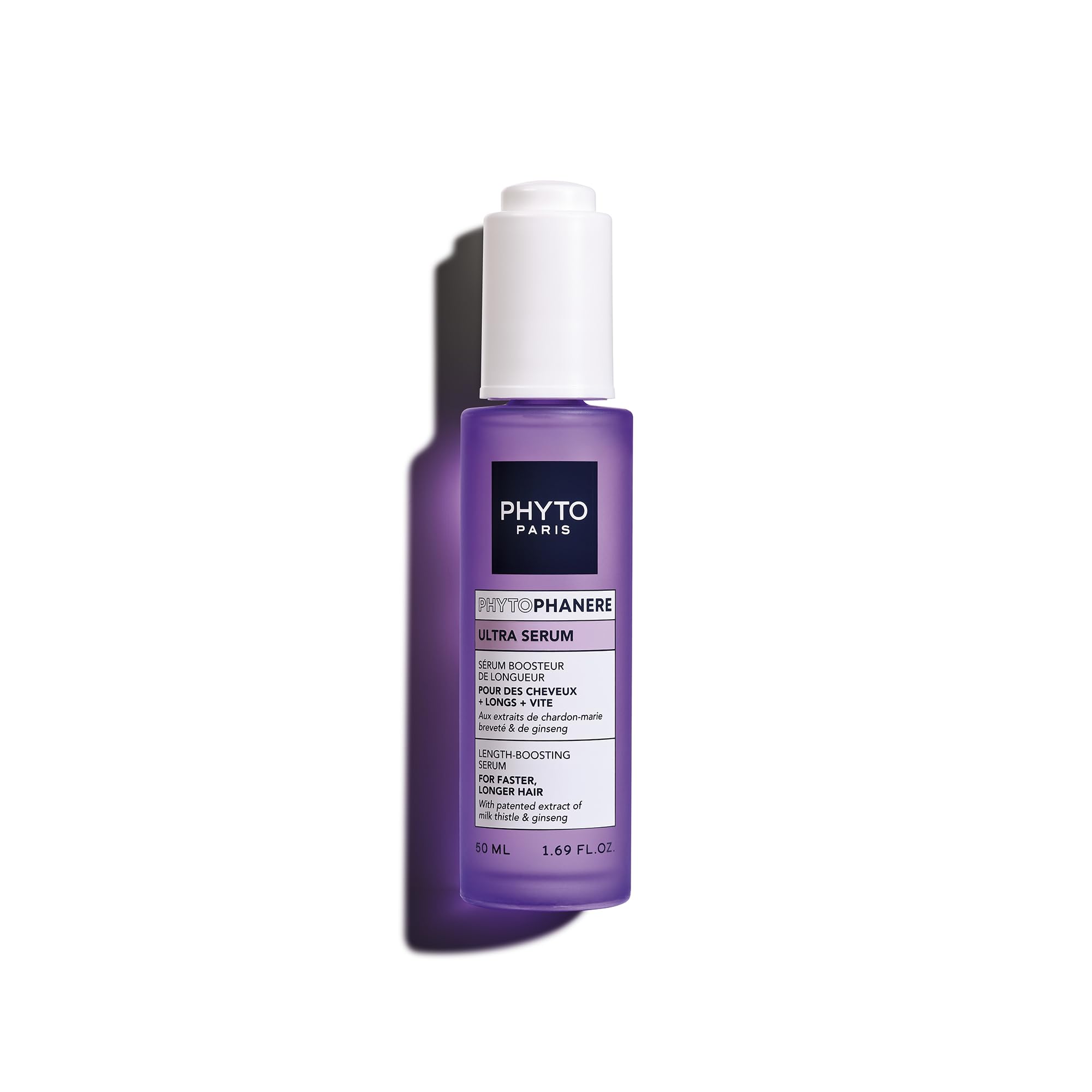 Phyto Paris Phytophanere Ultra Haarwachstum Serum – Booster für schnelleres Haarwachstum – 90% längeres Haar – Klinisch bestätigt – Mit Ginseng, Rosmarin & Vitamin B6 – Ohne Silikone – 50 ml