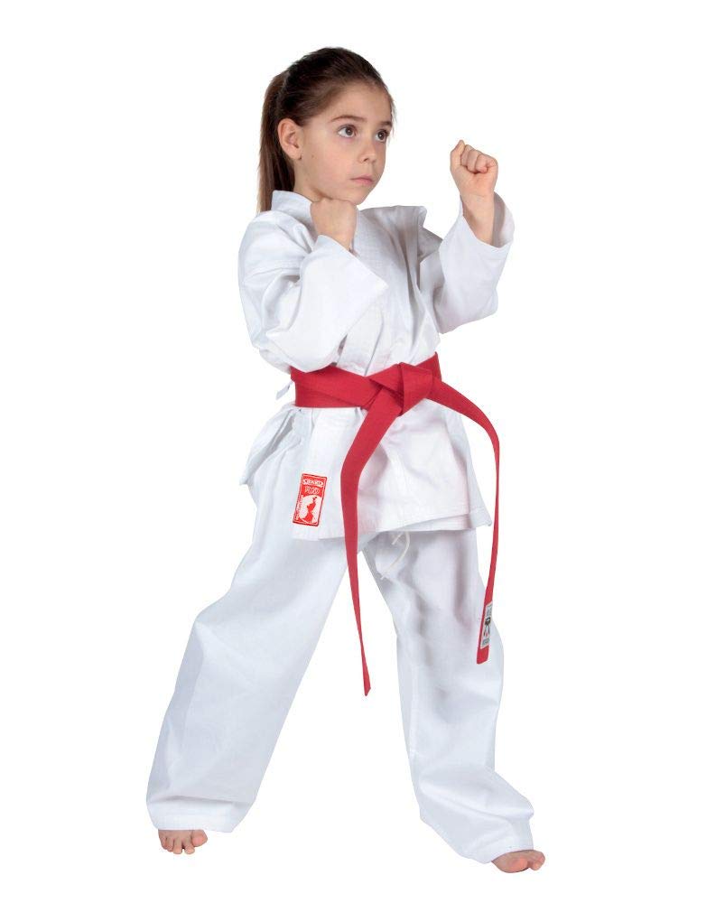 Karategi Kid - Tessuto 200 gr/m² - 65% Poliestere 35% Cotone - Divisa Bambino Ragazzo Karate Jujitsu Aikido Arti Marziali