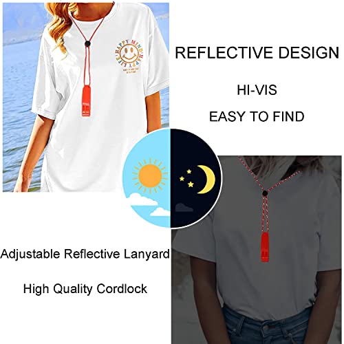 4-Pack-Emergency-Whistles-Loud-Shrill-Safety-Whistle-with-Reflective-Lanyard-for-Outdoor-Climbing-Hiking-Camping-Fishing-Boat-Kayak-Life-Vest-Jacket-Boating-Water-Survival-Rescue-Signaling-Orange