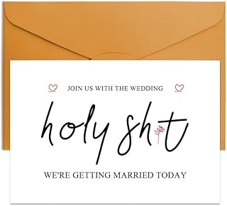 Fun Wedding Invitation Cards for Weddings Guests Bridal Shower Gifts for Bridesmaid Groomsman Wedding Day Card for Bridal ...
