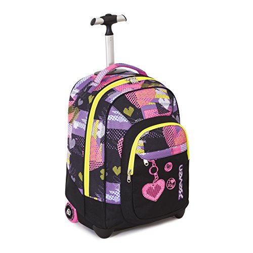 SEVEN TROLLEY Diario - LOVELY - Nero Rosa