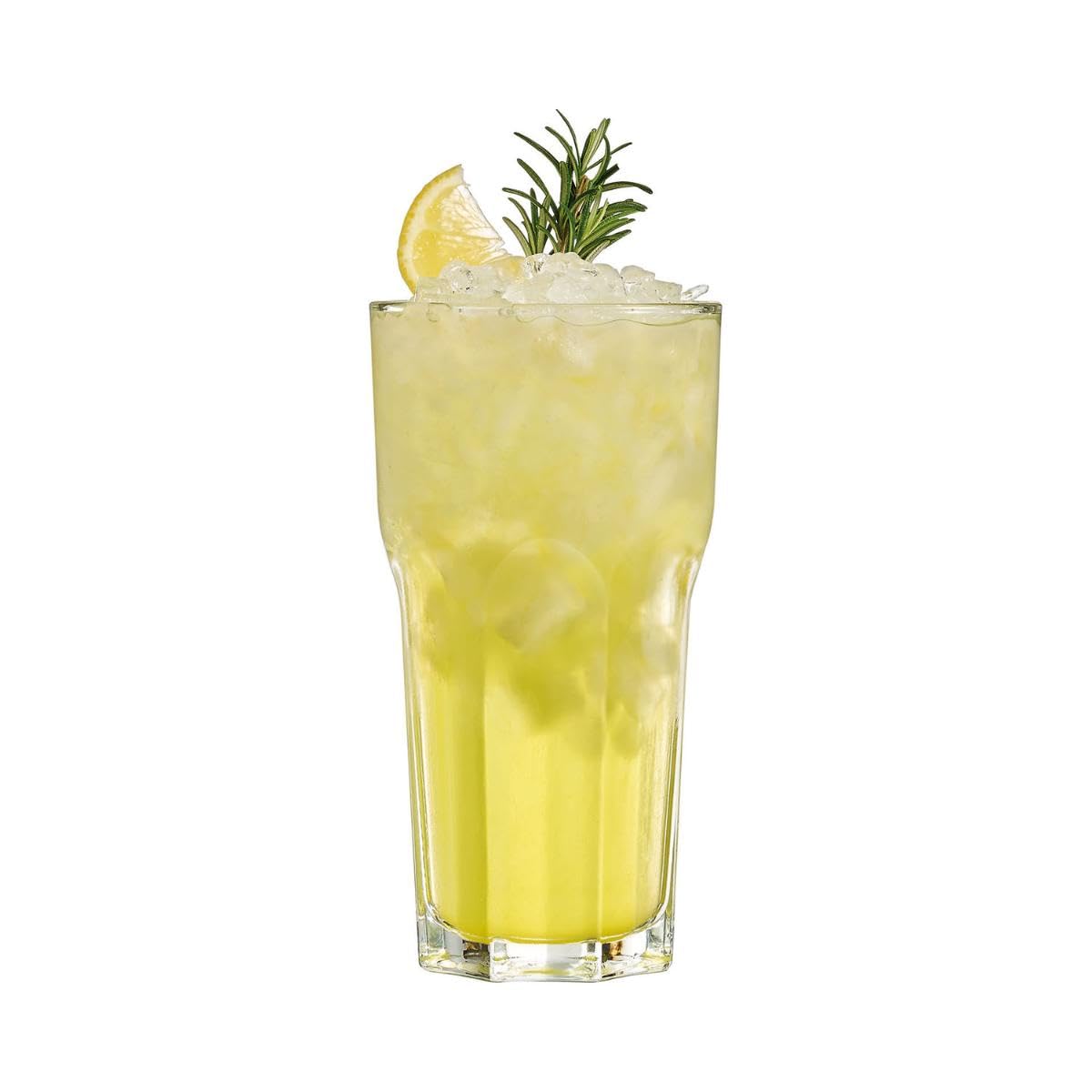 Arcoroc Set de 6 vasos altos Granity de vidrio 65 cl | Transparente, Vidrio, formato alto, acabado brillo, 6 piezas
