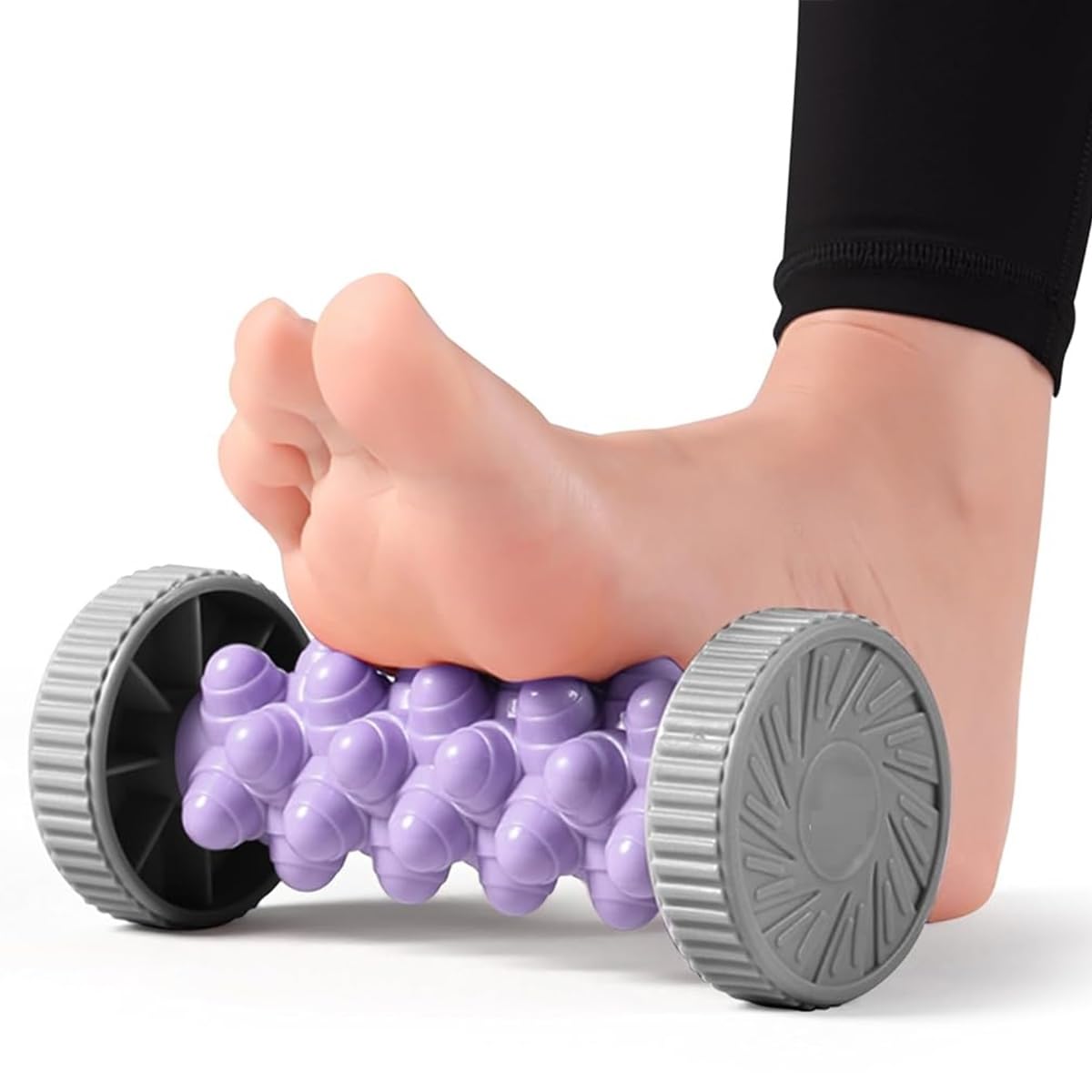 HANNEA® Foot Massage Roller with Wheels, Foot Massager for Pain Relief, Deep Tissue Acupressure Tools, Reflexology Trigger Point Therapy Foot Massage Roller for Arch Heel Recovery Acupressure 18x8cm (B0D9D4JKCQ) Amazon Price History, Amazon Price Tracker