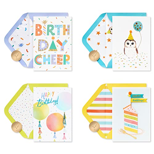 Papyrus Deluxe Boxed Birthday Card Assortment, Bright...
