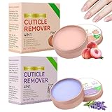 Nagelhautcreme 20gx2, Nagelcreme mit Pfirsich und Lavendelduft, Geeignet zur Reparatur...