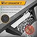 SMANOW Drop Down Running Boards Compatible with 2018-2025 Jeep Wrangler JL 4 Door, Dual-Stage Textured Black Powder Coated, 4 Inch Step Bars Side Step BCKA.