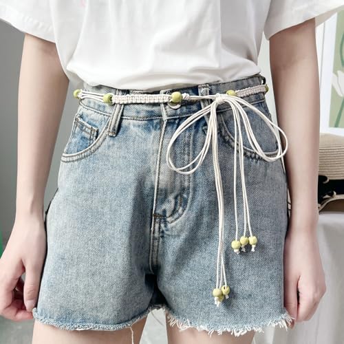 Women's Tassel Hand Woven Belt Women's Bohemian Style for Dress Western Cowgirl Sweater Chain Belt4