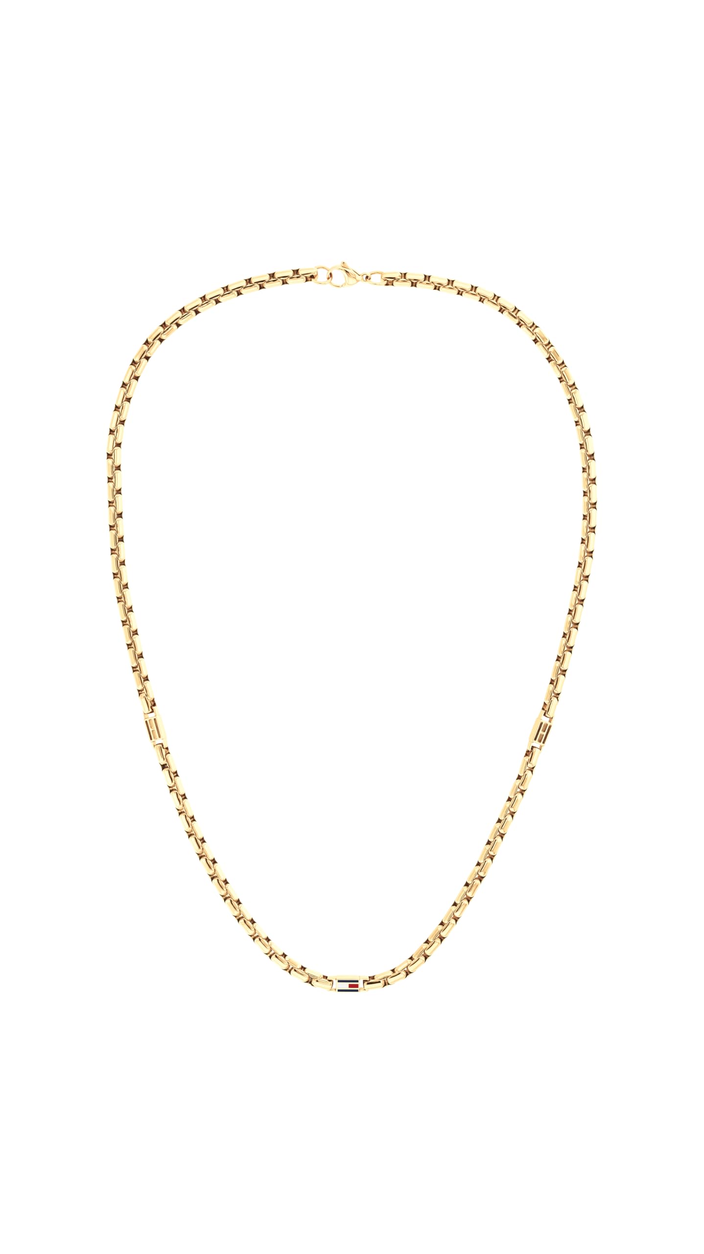 Tommy Hilfiger Men's Gold Plated Necklace, One Colour, Men