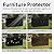 Easy-Going 8 Feet Outdoor Log Rack Cover Waterproof Weatherproof Firewood Cover with Openable Front Flap (Cover Only, Rack not Included)
