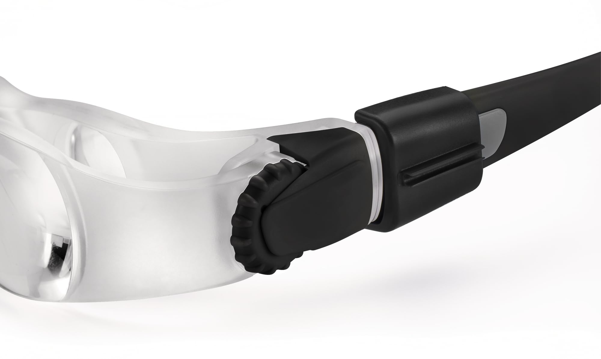 Eschenbach Optik maxDETAIL Lupenbrille mit headlightLED Beleuchtung - beleuchtete Brille mit 2X-Vergrößerung zum beidhändigen Arbeiten - Made in Germany, Schwarz