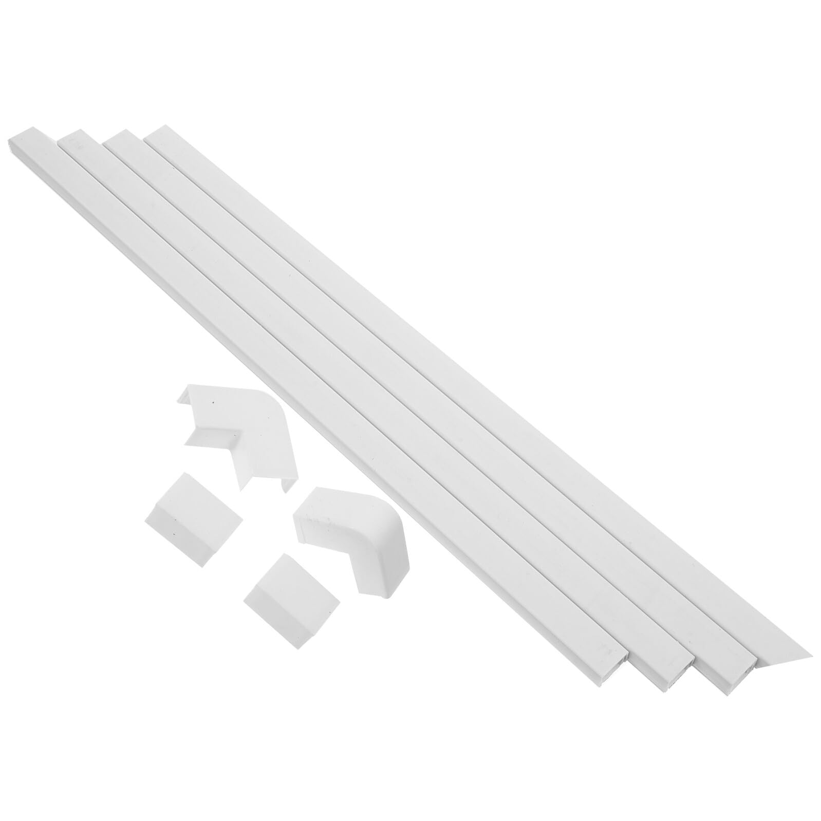 3 Juegos Oculta para Cables de Pared Tira Organizador de Cable Durable y Resistente al Fuego para Gestión y Organización de Hogar y Oficina Fácil Instalación Color