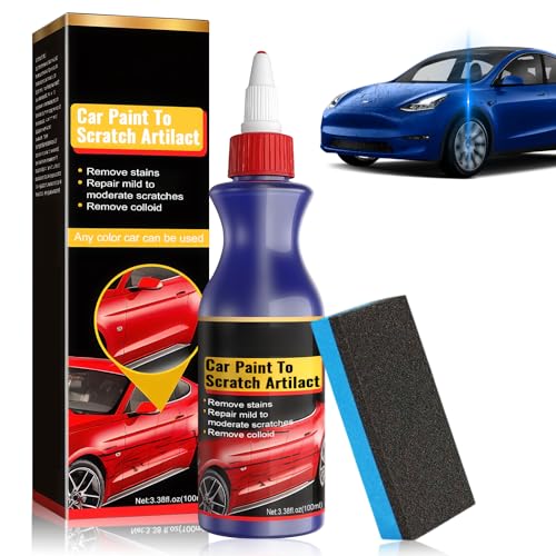 Reparador de Arañazos Coche Profundos y Superficiales - Quita Arañazos Coche Efectivo y Pulimento Coche para Restaurar Pintura - Kit Eliminador de Rayones, Car Scratch Remover（C）