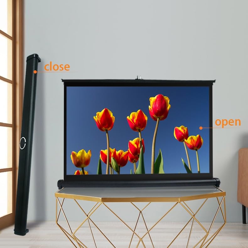Pantalla Manual de Proyector de Sobremesa 50" 4:3 miniatura 5