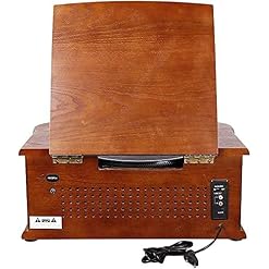 AMZOPDGS Tourne-Disque rétro, Music Box Nostalgic Classic Wood Bluetooth Turntable Bluetooth LP European Record Player… - Les Beatles, Paul McCartney, John Lennon, RIngo Starr, George Harrison AMZOPDGS Tourne-Disque rétro, Music Box Nostalgic Classic Wood Bluetooth Turntable Bluetooth LP European Record Player… – Image 3