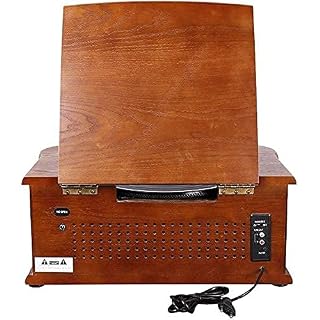 AMZOPDGS Tourne-Disque rétro, Music Box Nostalgic Classic Wood Bluetooth Turntable Bluetooth LP European Record Player… - Les Beatles, Paul McCartney, John Lennon, RIngo Starr, George Harrison AMZOPDGS Tourne-Disque rétro, Music Box Nostalgic Classic Wood Bluetooth Turntable Bluetooth LP European Record Player… – Image 3