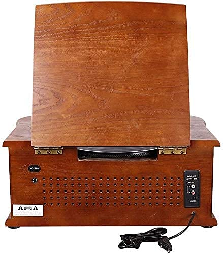 AMZOPDGS Tourne-Disque rétro, Music Box Nostalgic Classic Wood Bluetooth Turntable Bluetooth LP European Record Player… - Les Beatles, Paul McCartney, John Lennon, RIngo Starr, George Harrison AMZOPDGS Tourne-Disque rétro, Music Box Nostalgic Classic Wood Bluetooth Turntable Bluetooth LP European Record Player… – Image 4