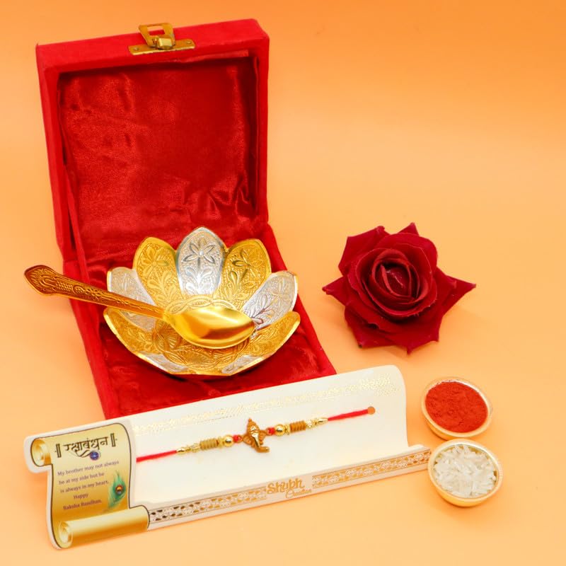 See full amazon price history chart for Piepot Premium Rakhi for Brother with Gift Silver and Gold Plated Floral Shape Bowl and Spoon Set with Red Velvet Box| Bhaiya Rakhi with Roli Chawal for Bro, Brother, Bhaiya, Bhai Piepot Premium Rakhi for Brother with Gift Silver and Gold Plated Floral Shape Bowl and Spoon Set with Red Velvet Box| Bhaiya Rakhi with Roli Chawal for Bro, Brother, Bhaiya, Bhai (B0C8TK6V7T) Amazon Price History, Amazon Price Tracker