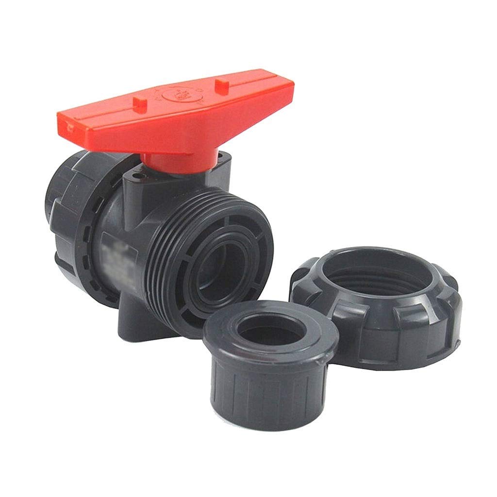 Złącze węża Zawór, zawór kulowy, 20 mm 25 mm 32 mm 40 mm 50 mm Zawór kulowy z PCV/zawory złączkowe, złącze rury wodnej z PCV Złączki do węży hydraulicznych Zawór odcinający(25mm (DN20))