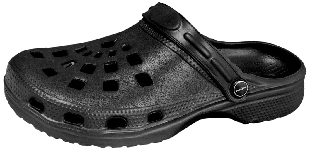 Reis Bcdots_B41 Clogs, Black, 8 UK (41 EU)