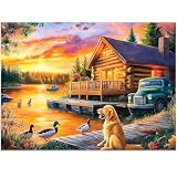 500 Piece Puzzle for Adults Puzzle Dog Duck Car Jigsaw Puzzle, Recycled Cardboar Jigsaw Puzzles 500 Pieces for Senior, Challenging Puzzles Family Birthday Party Toy Gift for Friends 20.5"x15"