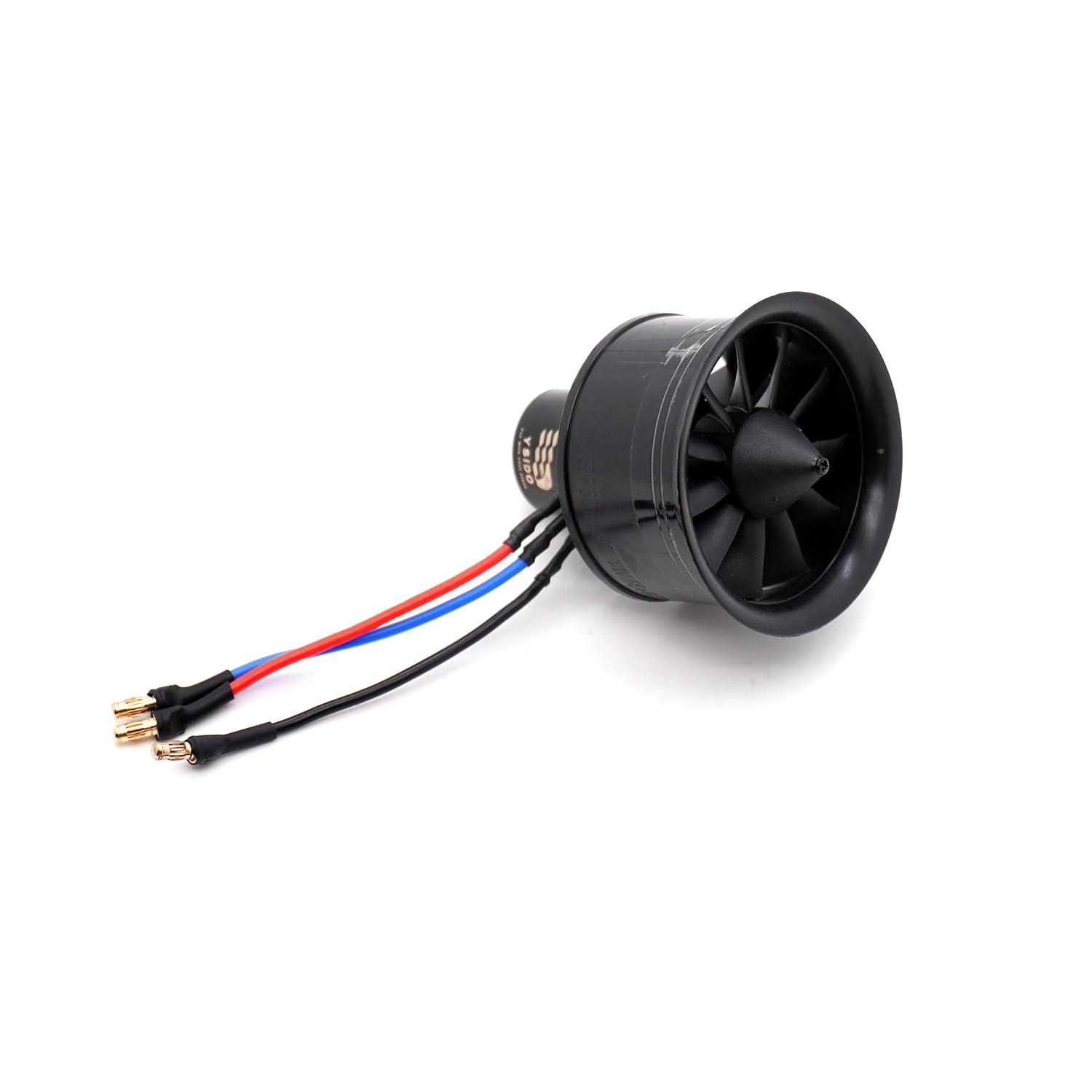 3-6S 50mm/64mm/70mm 2627/2836/2842 Brushless Motor EDF Duct Fan with 40A 50A 80A ESC Brushless Power for RC Jet Aircraft Airplane (Black 2627-4350KV-4S 50mm) — image 1