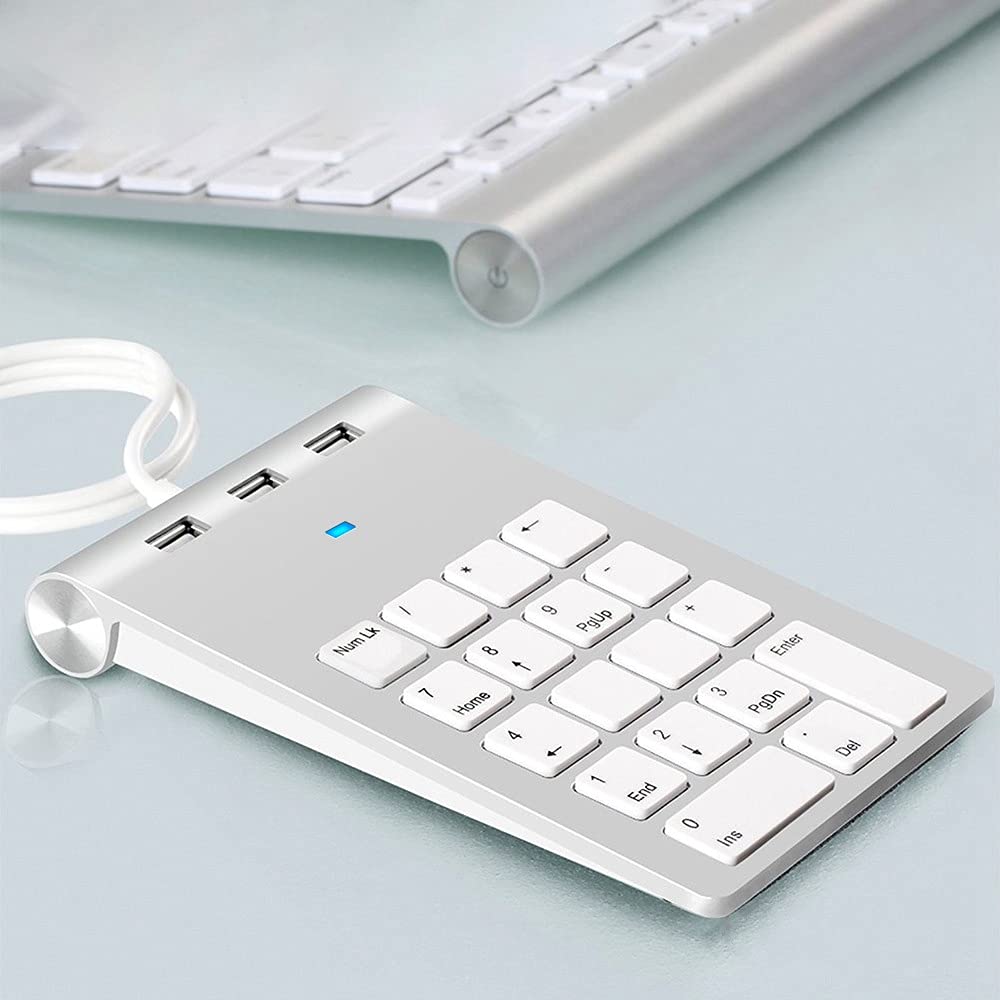 Mini Tastiera Numerica 18 Tasti Con 3 Porte USB - Per PC E Laptop, Plug & Play - Foto 11