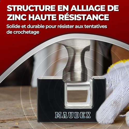 Cadenas conteneurs Maudex RZB75 en acier et protection ABS extérieure