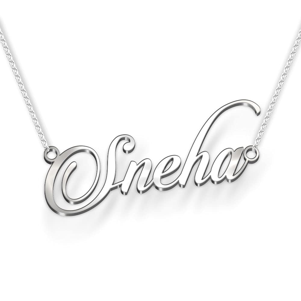See full amazon price history chart for DREAMRAX Sneha Name Necklace in Silver Polish – Elegant Cursive Font, Personalized Custom Pendant for Women & Girls, Anti-Tarnish, Splash Proof, Stylish Jewelry, Customized Gift DREAMRAX Sneha Name Necklace in Silver Polish – Elegant Cursive Font, Personalized Custom Pendant for Women & Girls, Anti-Tarnish, Splash Proof, Stylish Jewelry, Customized Gift (B099F8ZJC9) Amazon Price History, Amazon Price Tracker
