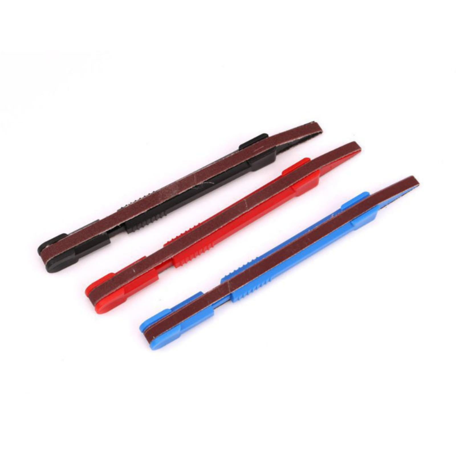 Bâton De Ponçage Guitare - Lime Frette Couronnement Stylo Detailer Outil Réparation Instrument (Rouge)