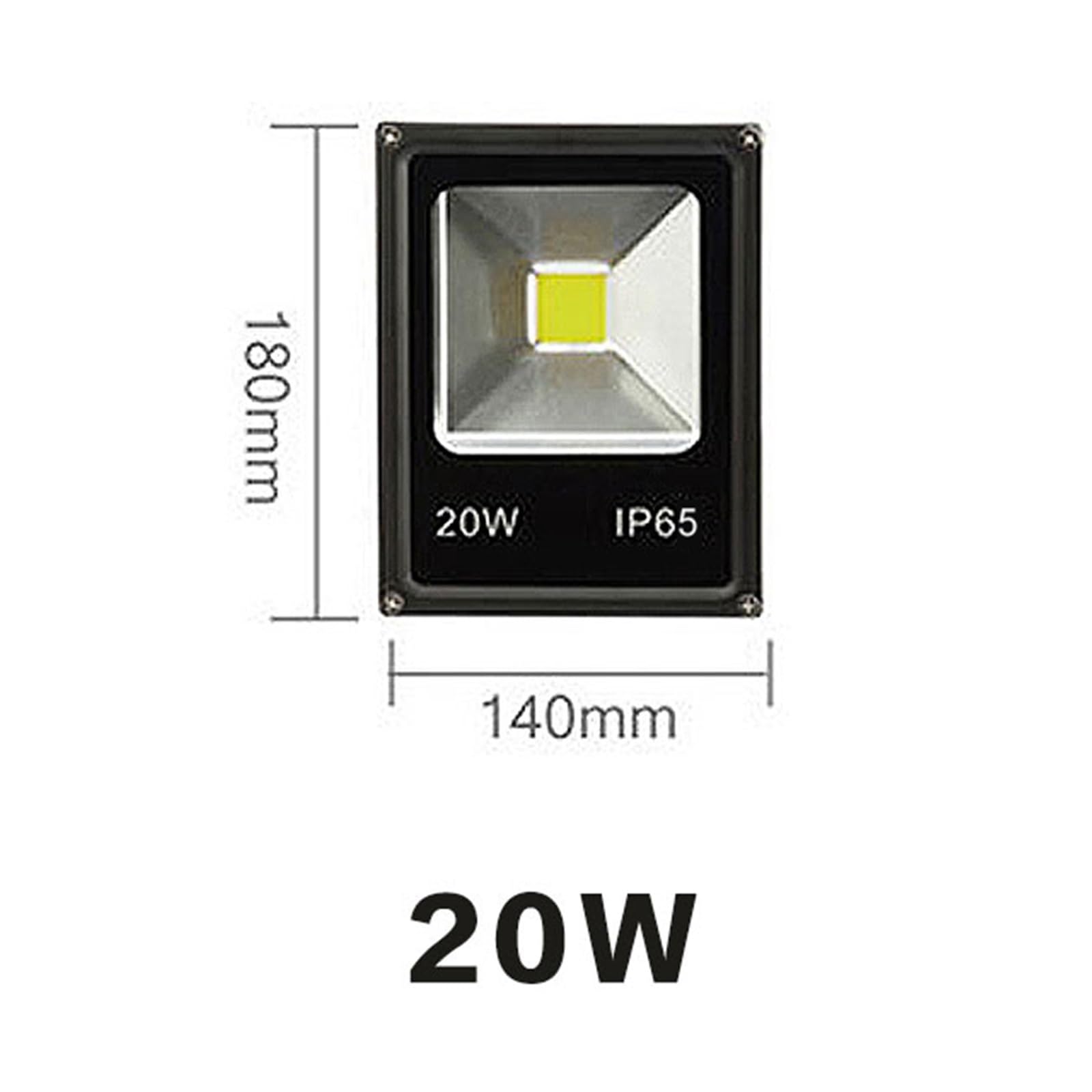 Faretto LED da Esterno, Proiettore A LED IP65 20W 30W 50W 10W Luce Di Inondazione Impermeabile IP66 Lampada Riflettente Smart IC Led Esterno Spot Luce Esterna ,per Giardino Corridoio Cortile(Warm Whit