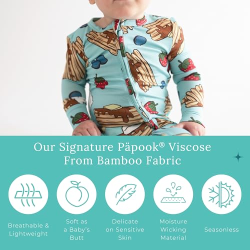 Image of Posh Peanut Convertible Baby Sleepers - Footless Baby Pajamas with 2 Way Zipper for Easy Diaper Changes