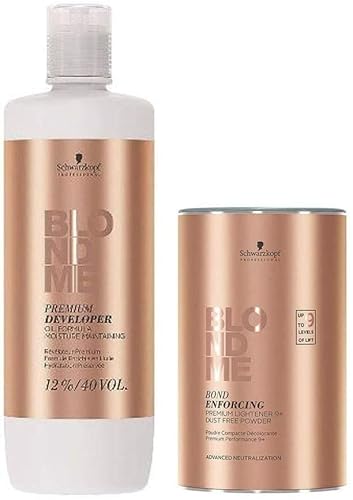 BlondMe Premium Set doppio con ossidante Developer...