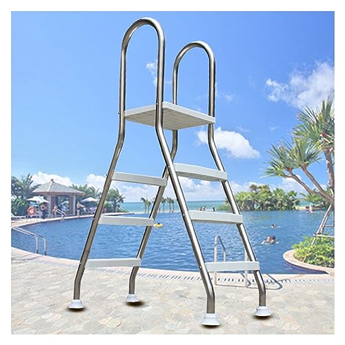 Escalera para piscina con 4 peldaños y capacidad 660 lb