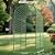 Metal Garden Arch Trellis, 7.3Ft Black for Raised Beds, Plant Support for Cucumbers & Climbing Vegetables