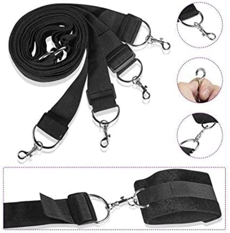 Set Di Ancoraggi In Nylon Per Letto, Morbidi E Regolabili Per Mani E Piedi