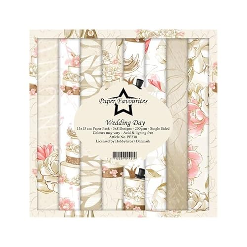 Dixi - Papel para manualidades (15 x 15 cm, 200 g/m²)