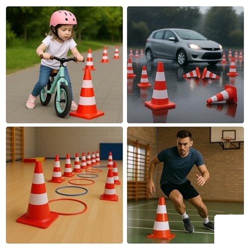 Perel Warnkegel für Kinder und Sport