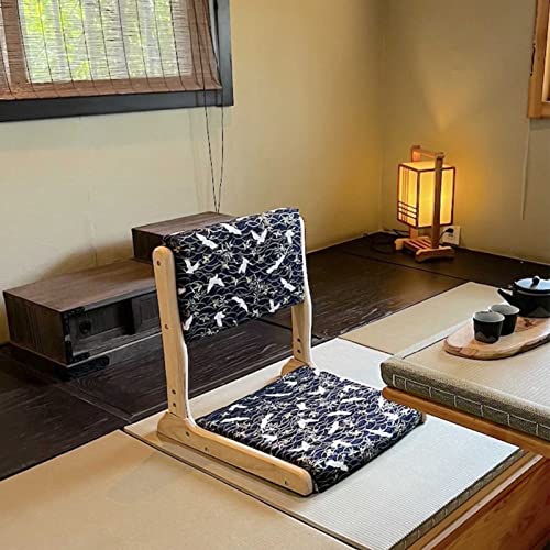 Chaise de sol en bois pliable portable et compacte pour relaxer - 2