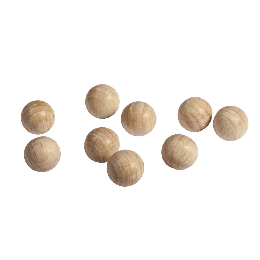 Rayher 6249200 Raw Wood Balls FSC 100% Drilled 30 mm Diameter 6 mm – DL