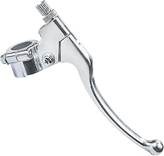 HOLATO 7/8" Left Clutch Brake Handle Lever Perch for Coleman CT200U BT200X CT100U Baja MB165 200 Motovox Mega Moto Mini Bike CRF50 XR50 YZ80 KX60 KLX110 XR80 XR200 SSR125 Coolster Pit Dirt Bike Silver
