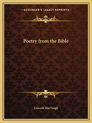 Poetry from the Bible