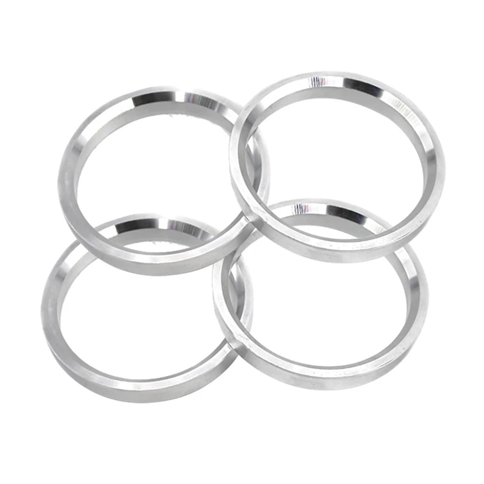 4er Set Kunststoff Auto Nabe Zentrierringe (Zapfenringe) 76,0 Mm