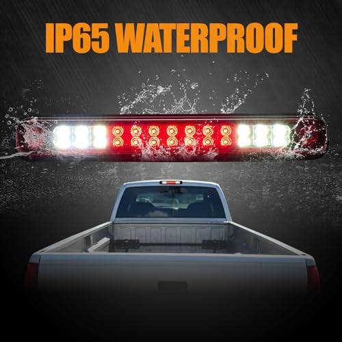 Image of Third 3rd Brake Light LED for 1988-1999 Chevy /GMC C1500 C2500 K1500 K2500 Silverado Blazer, High Mount Rear Brake Lights Assembly Center Cab Stop Cargo Light (RED)