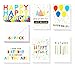 Birthday Cards -60 Pack Birthday Greeting Cards In Vibrant Colors -Happy Birthday Cards -Bulk Birthday Cards- Birthday Cards For Kids, Girls, Boys, Mom, Dad, Friends -Include 60 Envelopes- 4 x 6 Inch