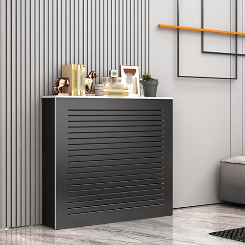 Copertura organizer per termosifone, in legno, moderna, per dissipazione del calore, design traspirante, per ufficio, soggiorno, camera da letto, corridoio