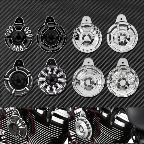 Cover Parlante para Manillar Moto Negro/Cromo miniatura 2