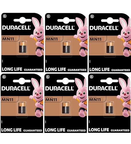 6 x Duracell MN11 (6 blísters de 1 batería) 6 pilas (A11/11 A)